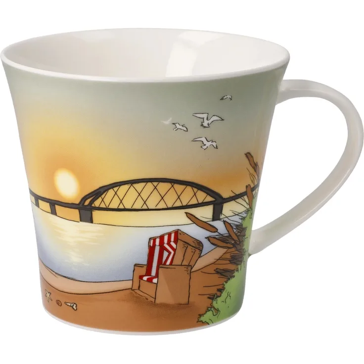 Goebel Coffee-/Tea Mug Seaview, Scandic Home, Fine Bone China, Bunt, 0. 35 L, 23102151