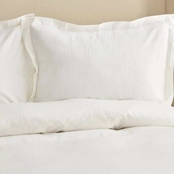 Karaca Bettwäsche Karaca Home Uniq 100% Baumwolle Satin Einzel Bettbezug Set, Weiß – Bild 3