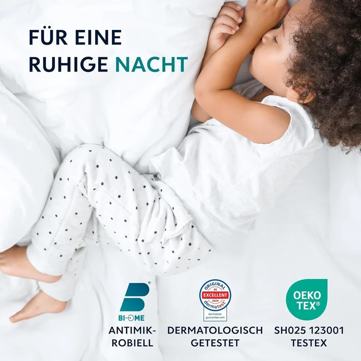 Dreamzie Matratzenbezug 140 x 190 x 25 cm gegen Milben und Bettwanzen - Milbenbezug Matratzen Komplett mit Reißverschluss - Matratzenschoner 140x190 für Allergiker - Wasserdicht, Bi-Ome und Öko-Tex – Bild 5