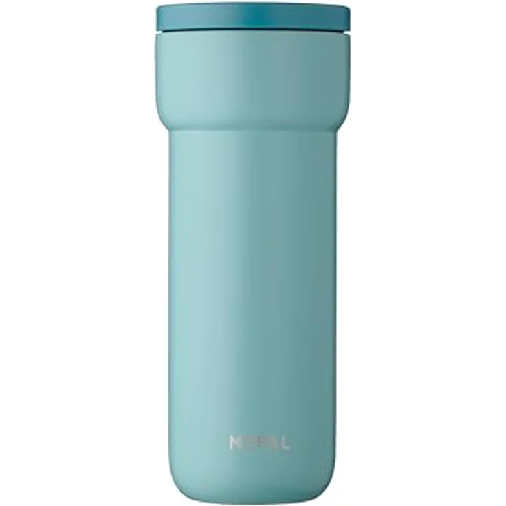 Mepal - Isolierbecher Ellipse - 6 Stunden heiß & 10 Stunden kalt - Thermobecher für Unterwegs - Geeignet als Tee & Kaffeetasse zum Mitnehmen - Passt in alle Becherhalter - 475 ml - Nordic Green – Bild 2
