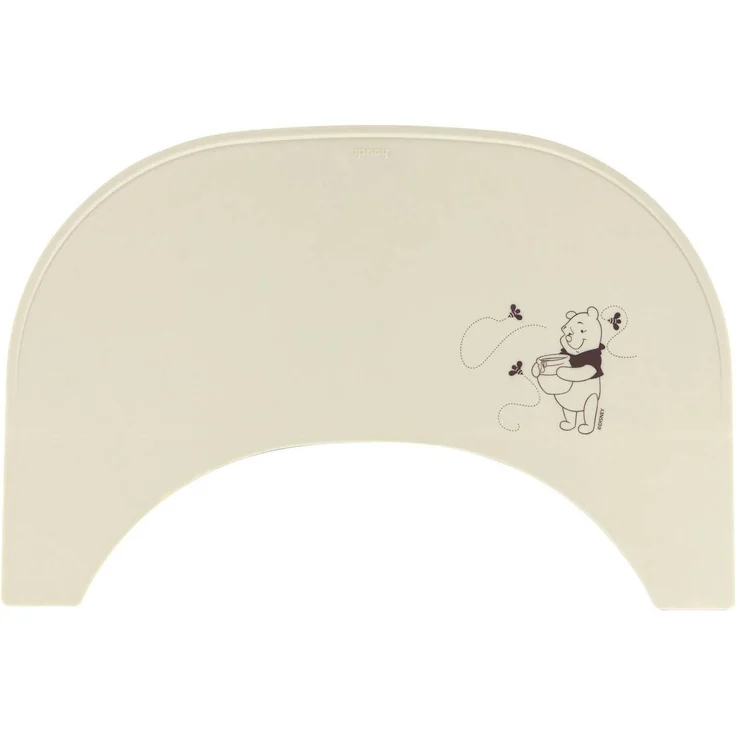 hauck Kinder Silikonauflage, Disney Pooh Dusty Beige - Kompatibel mit Alpha Click Tray & Arketa Click Tray Essbrett für Alpha+, Beta+ & Arketa Holzhochstuhl (Nicht Kompatibel mit Holz-Essbrett) – Bild 1