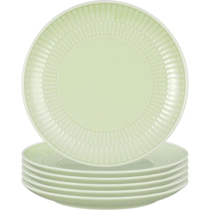 Seltmann Weiden Amina Brotteller ø 16,3 cm 6er Set Seladon
