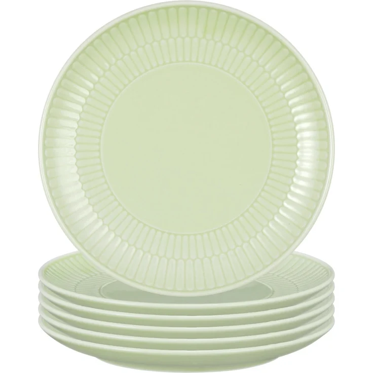 Seltmann Weiden Amina Brotteller ø 16,3 cm 6er Set Seladon – Bild 1