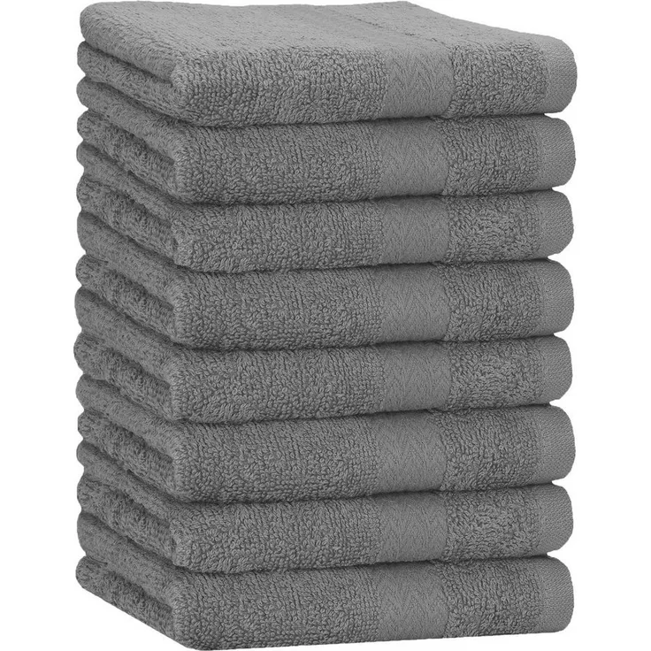 Betz Handtücher 8 Stück Premium 50x100 cm Handtuch-Set, 100% Baumwolle (Set)