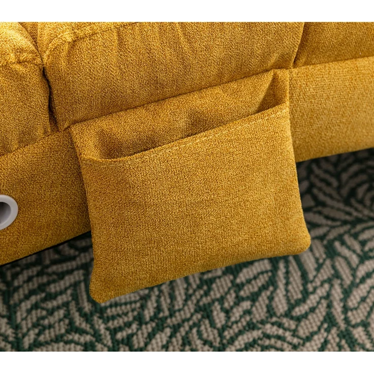 LVHOM Relaxsessel Sackleinen Massage-Liege INDOOR PREMIUM, Ergonomische Fernbedienungs-Steuerung, 5 sanfte Massageprogramme, Elektrischer Massagesessel – Bild 9