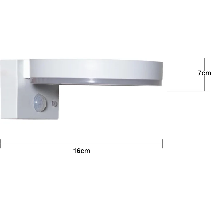 Star Solar Wandleuchte VIDI Weiss ca 16 x 7 cm – Bild 8