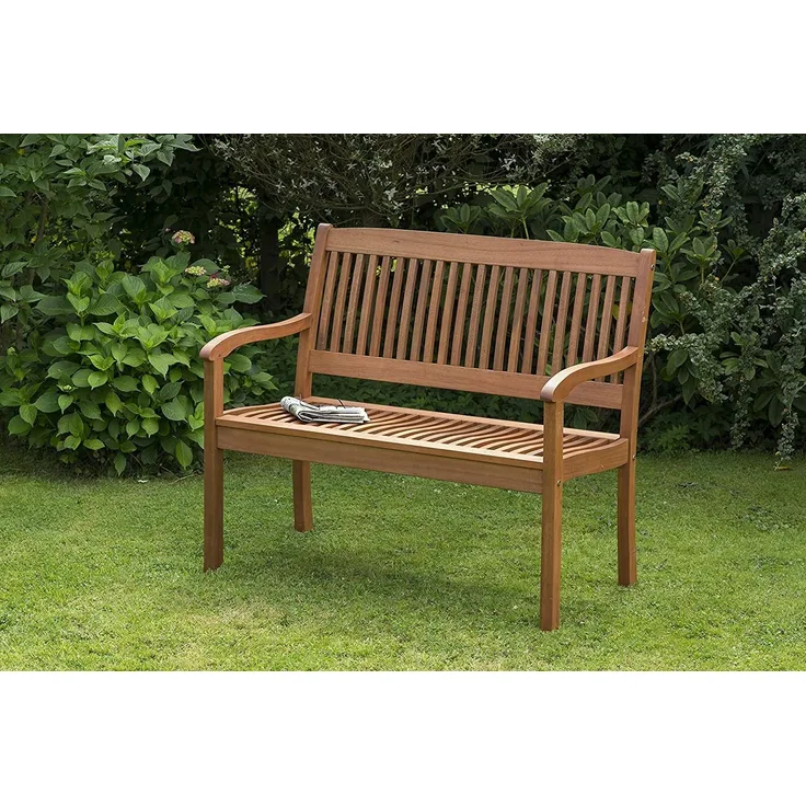 MERXX Gartenbank MARACAIBO (1-St), 2-sitzer 106cm, Eukalyptus Holz, geölt