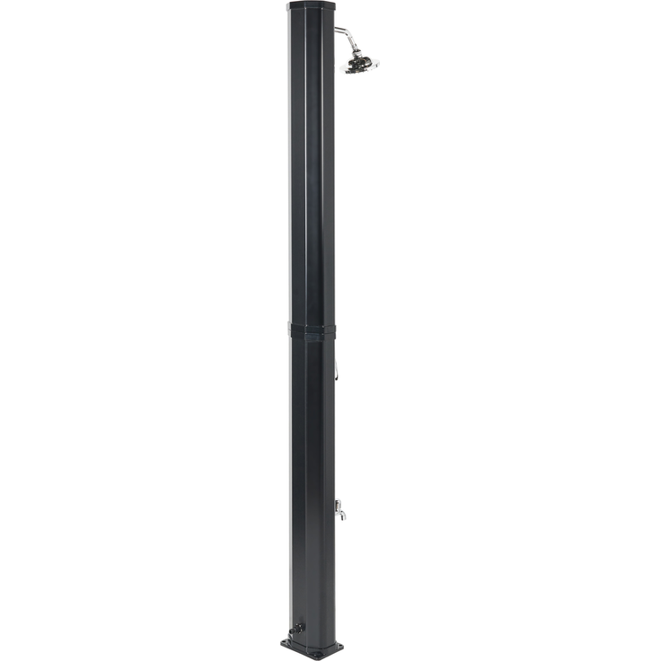 Freistehende solarbetriebene Gartendusche TOPOCALMA Schwarz – Bild 5