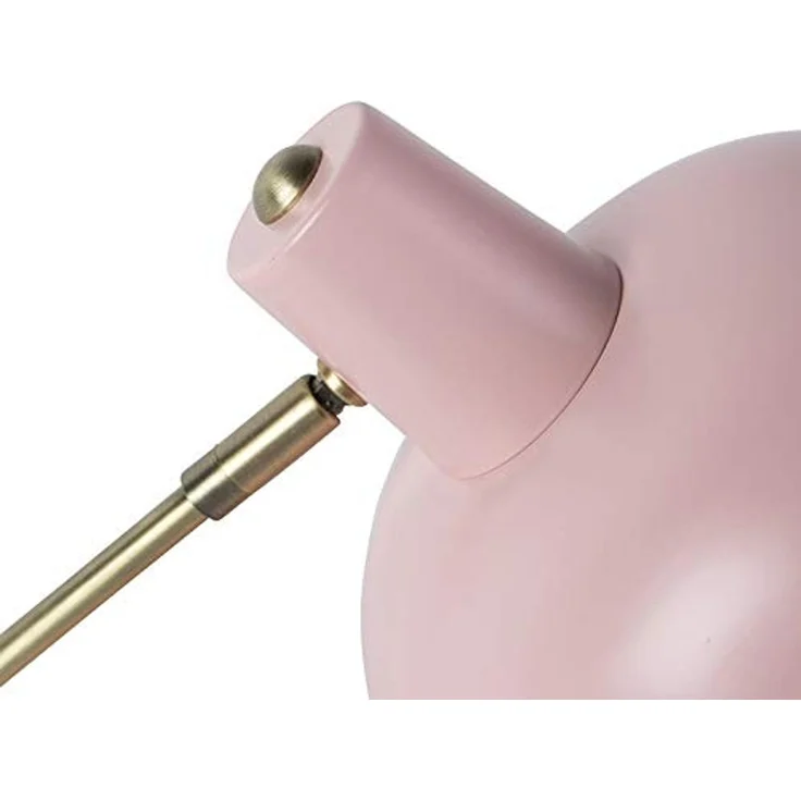 Qazqa Tischleuchte Milou, ohne Leuchtmittel, E14, Rosa, Modern, Stahl, 1-flammig – Bild 3