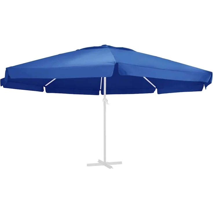 vidaXL Ersatzbezug für Sonnenschirm Azurblau 610 cm 312553 – Bild 2