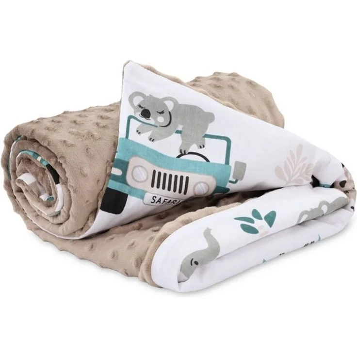 Wohndecke Babydecke Sommerdecke mit Minky 75x100 cm - Baby Kinderdecke, Totsy Baby – Bild 4