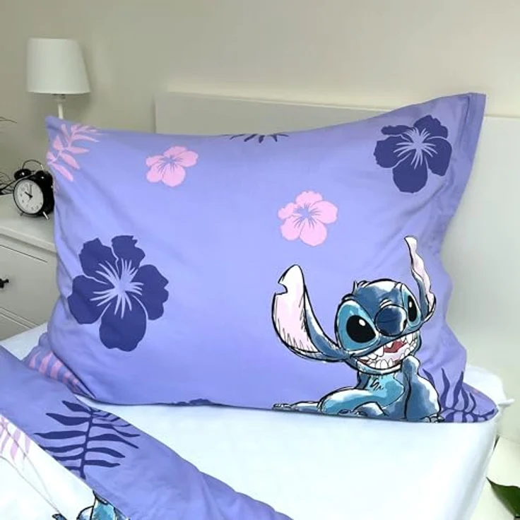 Sarcia. eu Kinderbettwäsche Disney Stitch Bettwäsche-Set Kinder, Baumwolle 140x200 cm – Bild 3