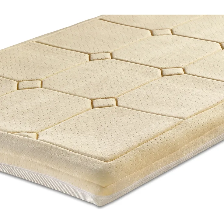 Bestschlaf Visko-Mineralschaum Klima-Wendeauflage »PLUS«, 8cm dick 90x200 cm, Champagner