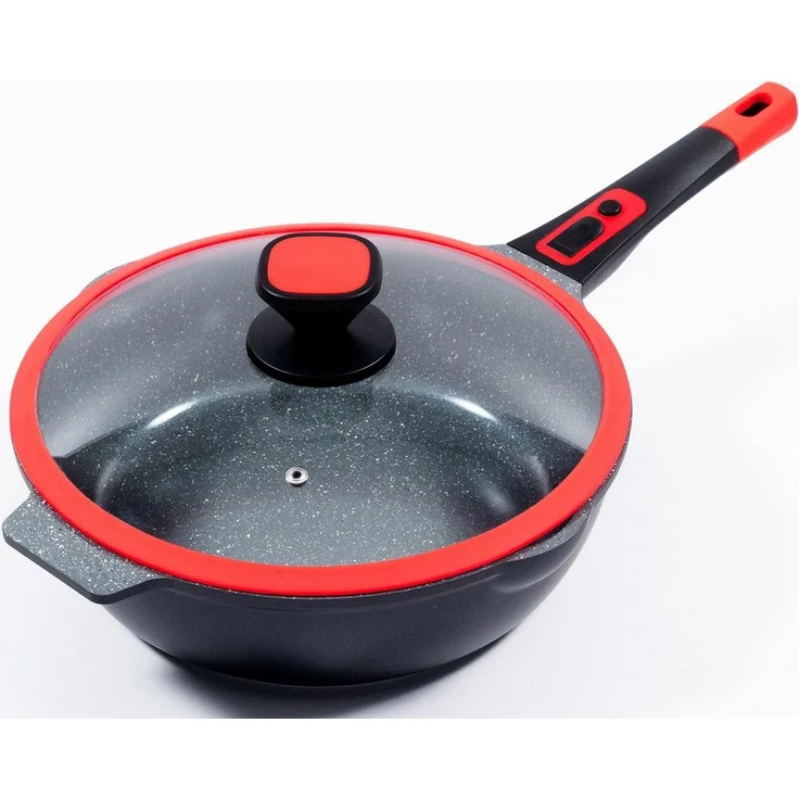 KING Bratpfanne Click-Grip, Aluminiumguss (1-tlg), abnehmbarer Griff, Induktion, Ø 32 cm – Bild 2