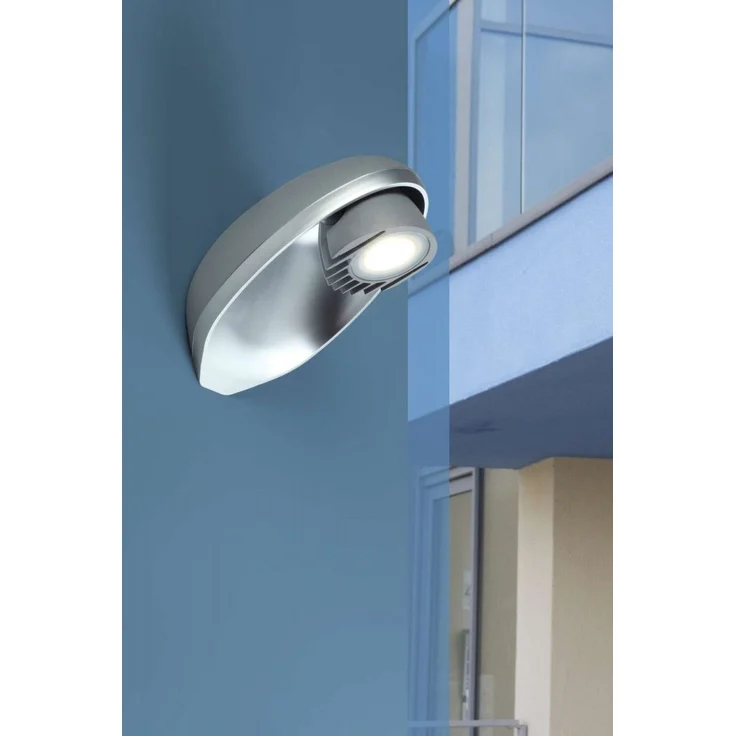 Lutec Eggo Wandlampe Aussenlampe Aussenleuchte Anthrazit LED 6160 Gr – Bild 3