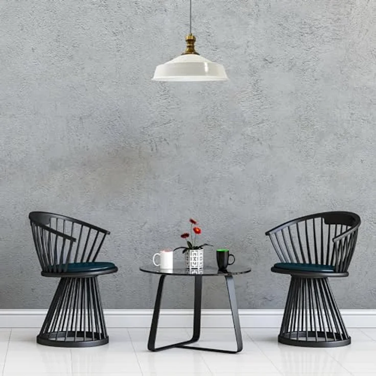 Bamyum Pendelleuchte Metall Ø41 cm, Weiß innen weiß, E27, Vintage Lampe, ohne Leuchtmittel – Bild 7