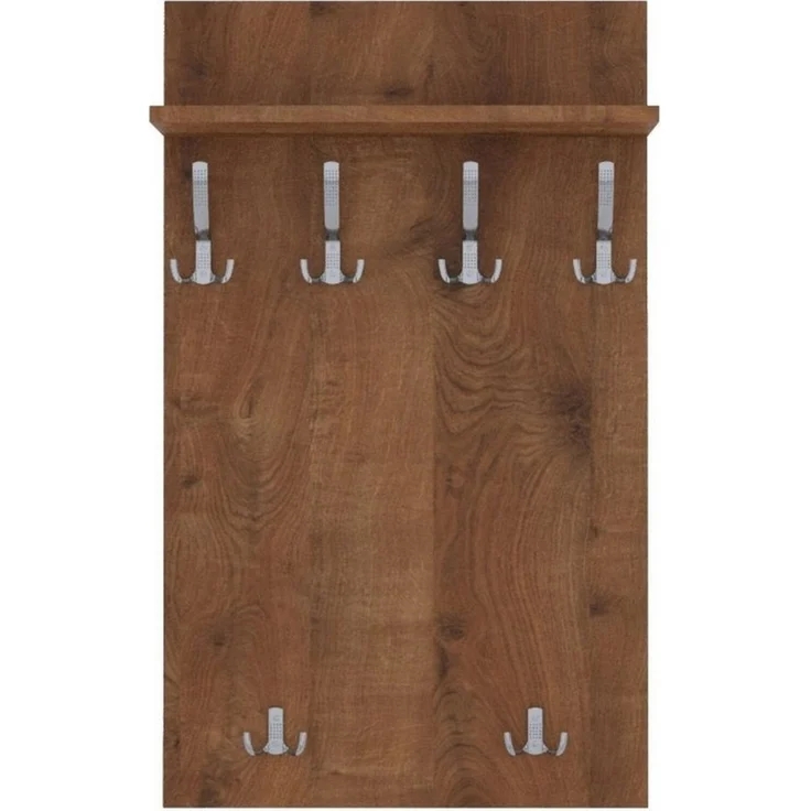 AKKE Garderobenhalter, MAXIGroße Garderobe Verchromte Haken 2mm PVC Kantenumleimung – Bild 1