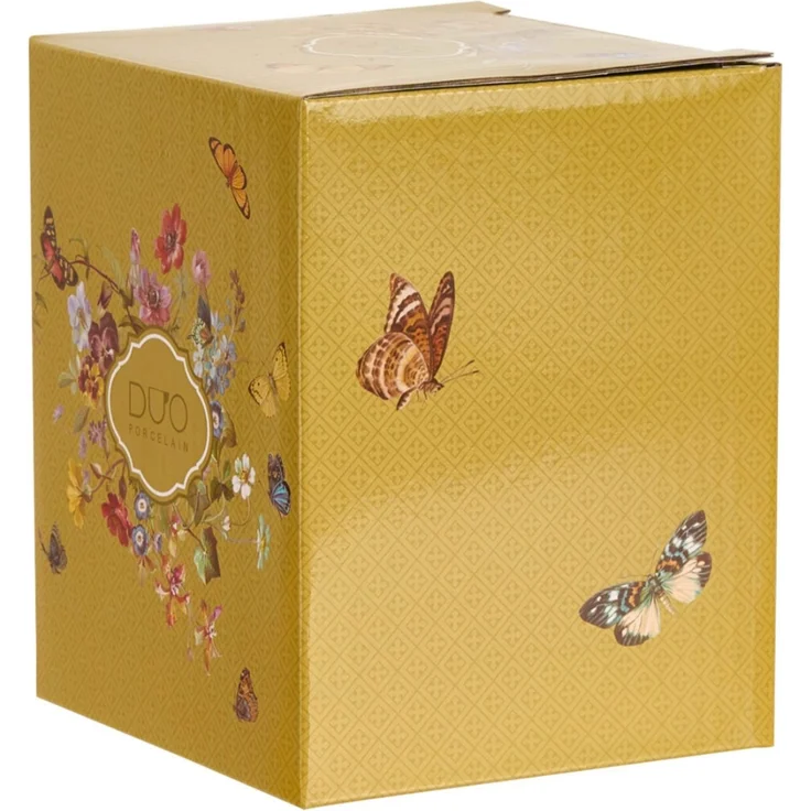 DUO Becher FLORAL RHAPSODY, 360 ml, mit Teesieb und Deckel, New Bone China Porzellan – Bild 6