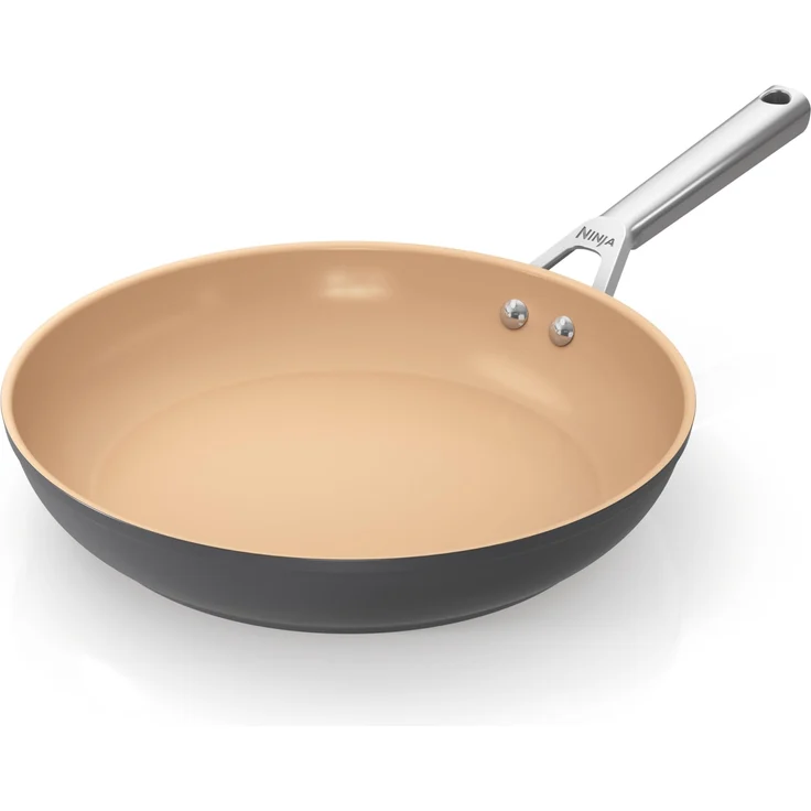 Ninja Extended Life 28cm Keramik Bratpfanne, Antihaftbeschichtung (Keine PFAs, PFOA, Blei oder Cadmium), Induktionskomfort, Edelstahlgriff, Ofenfest Bis 285°C, CW90028EUUKDB – Bild 1