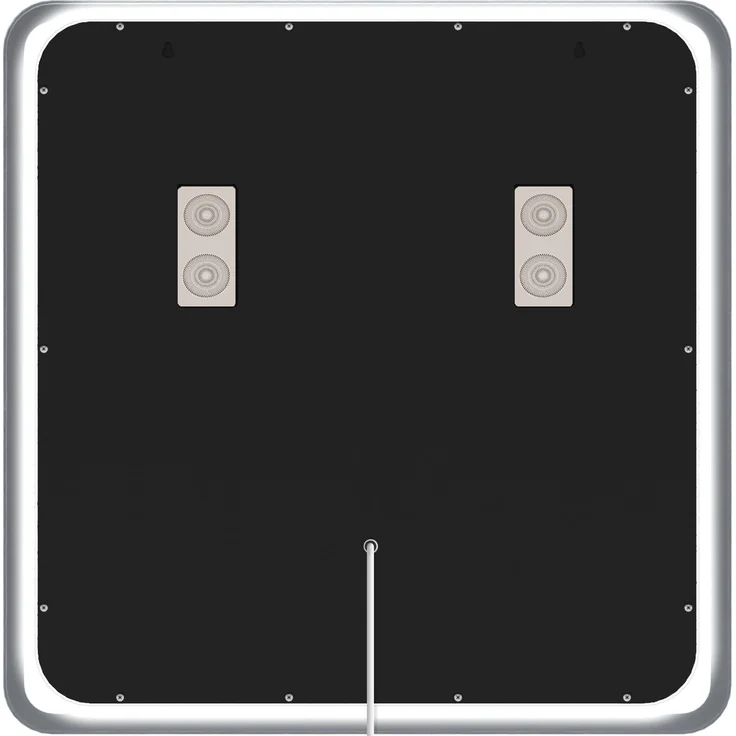 CLP Badspiegel Jericho Bluetooth-Lautsprecher Anti-Beschlag LED-Beleuchtung dimmbar,80x80 cm – Bild 7