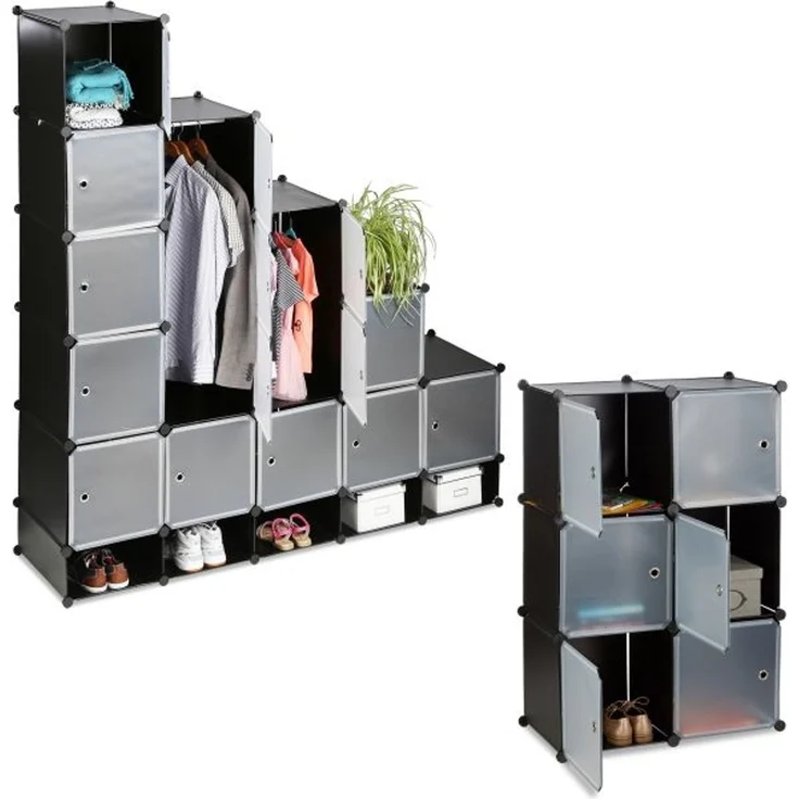 Relaxdays XXL Kleiderschrank Stecksystem – Bild 3
