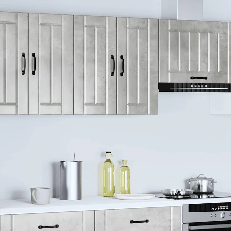 vidaXL Küchen-Hängeschrank Lucca Betongrau Holzwerkstoff 853821 – Bild 2