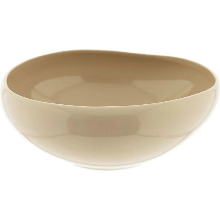 Wave Biscuit Servier- & Salatschale aus hochwertigem Porzellan - 23 x 8 cm – Bild 1