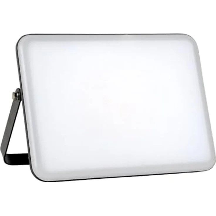 LUXULA LED Außenstrahler 30W 4000K Neutralweiß, wasserdicht IP65, Fluter mit mattem Cover und Schnellverbinder für Garten und Werkstatt, Außenleuchte Weiß – Bild 1