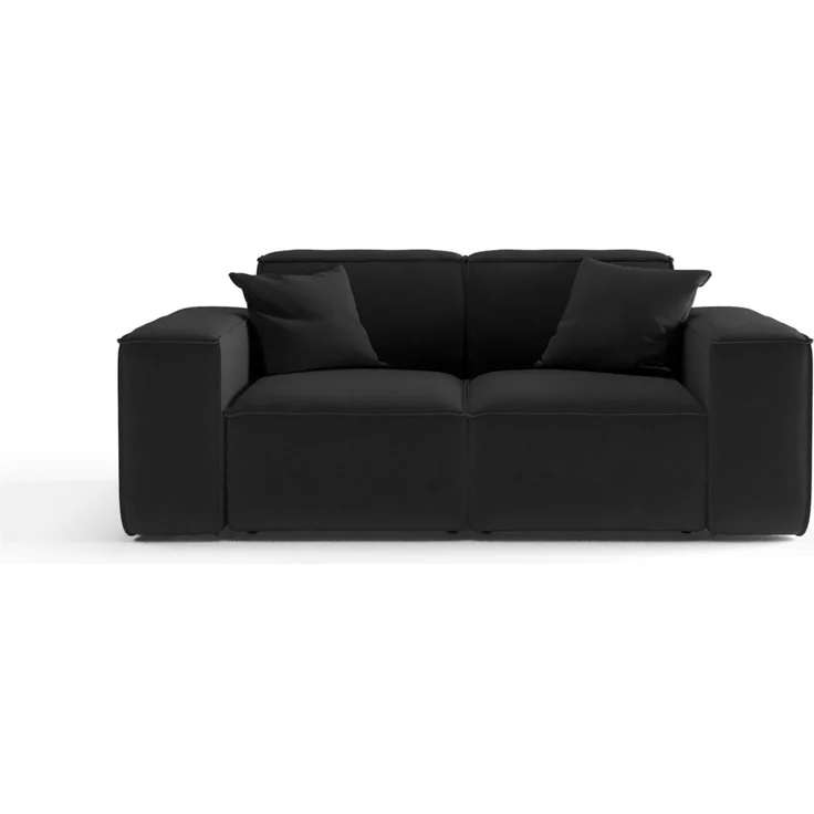 Sofa Designersofa CELES 2-Sitzer in Stoff Opera Velvet Kupferbraun – Bild 4