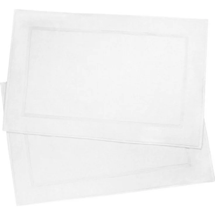 ZOLLNER Badematte, rutschhemmend, fußbodenheizunggeignet, 100% Baumwolle, rechteckig, Badematte, 100% Baumwolle, vom Hotelwäschespezialisten – Bild 4