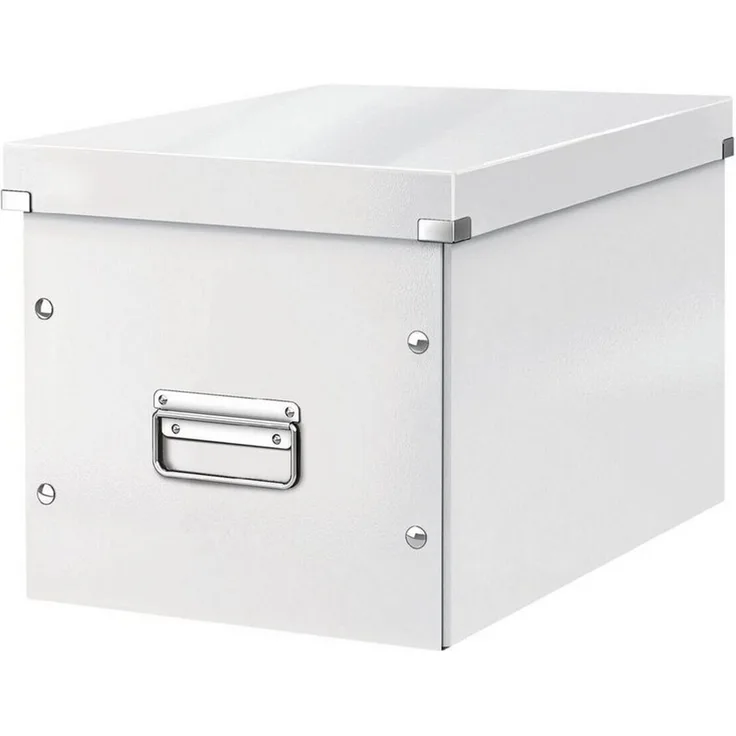 Leitz Archivbox Click & Store Cube L Hartpappe weiß