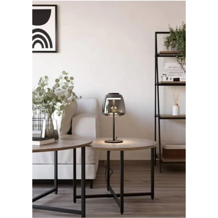 Eglo LED Tischleuchte Alfero-Z, 7,7W, 1000 lm, 2700-6500K, smart steuerbar, schwarz – Bild 2