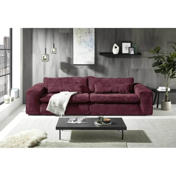Big Sofa Venice Mikrofaser Eden optional mit Hocker – Ed Exciting Design – Bild 1
