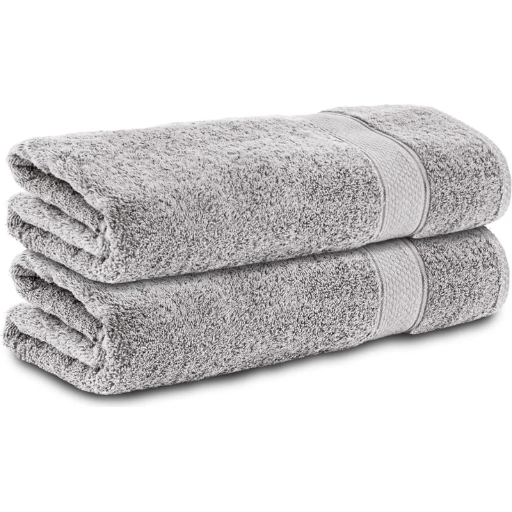 Komfortec Badetücher Duschtücher, 70x140cm Größe, Doppelpack, %100 Baumwolle, Handtücher, Frottier (2-St), Frottee, Weich, Saugstark