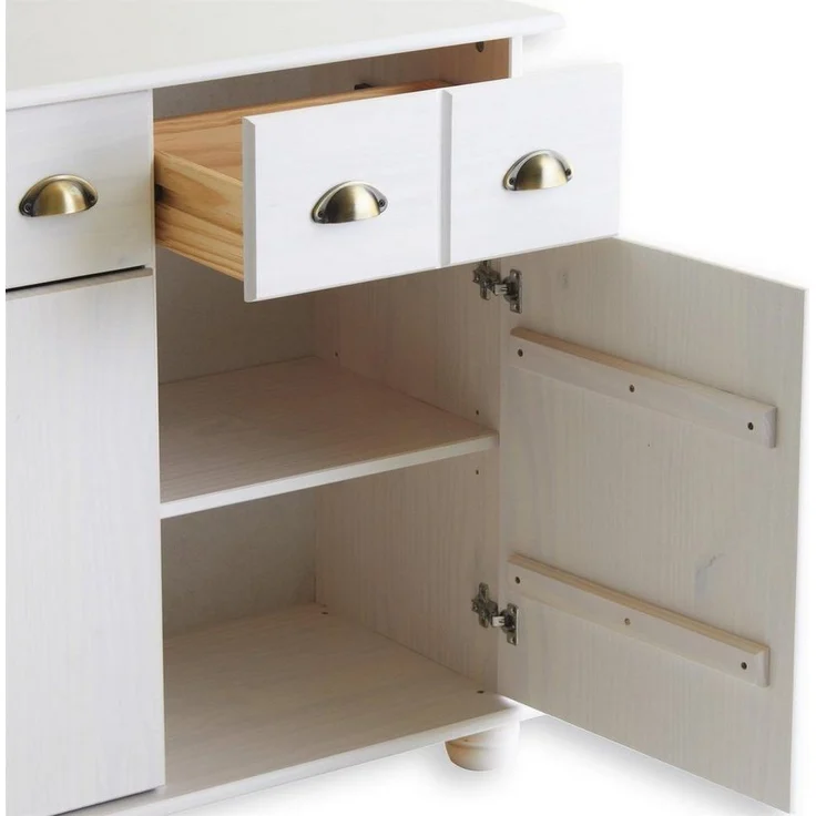 IDIMEX Kommode COLMAR, Sideboard COLMAR Anrichte Kommode Apothekenschrank Sideboard Kiefer ma – Bild 2