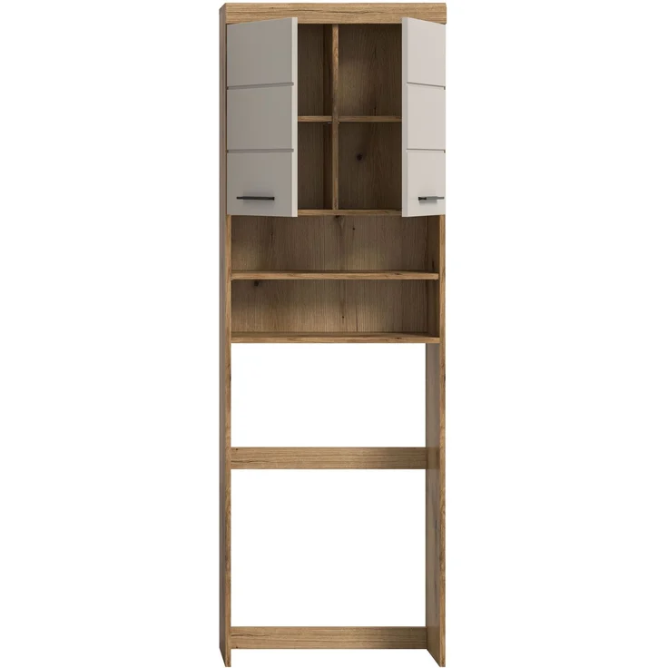 Waschmaschienenüberbau B/H/T: 63x191x24 cm in Evoak Oak Nachbildung – Bild 3