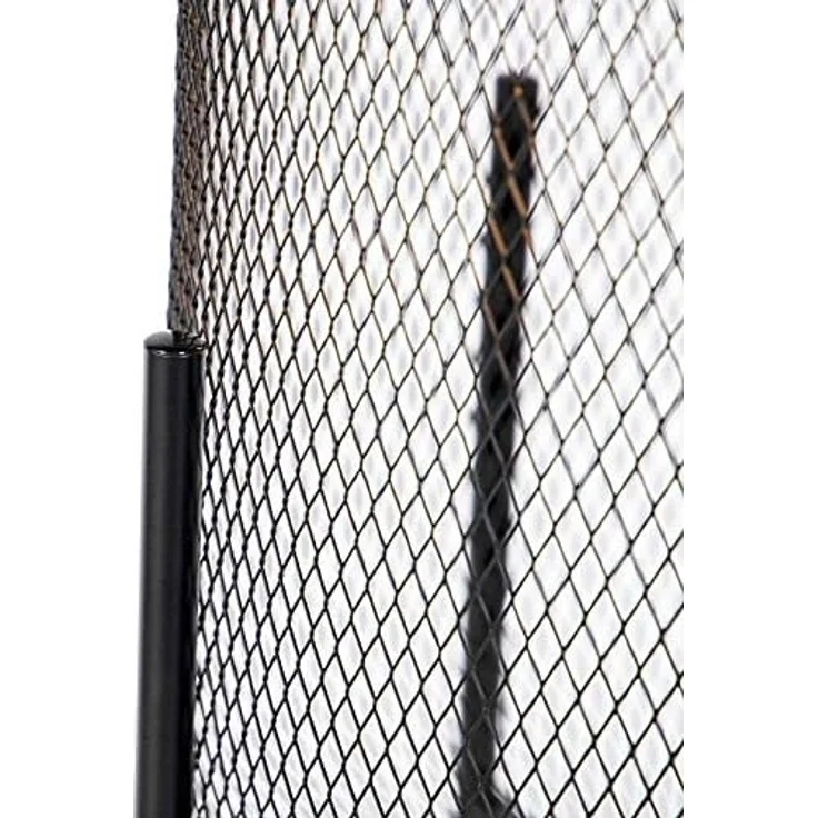 Qazqa Stehlampe Bliss_mesh, ohne Leuchtmittel, E27, Schwarz, Modern, Stahl, 1-flammig – Bild 2