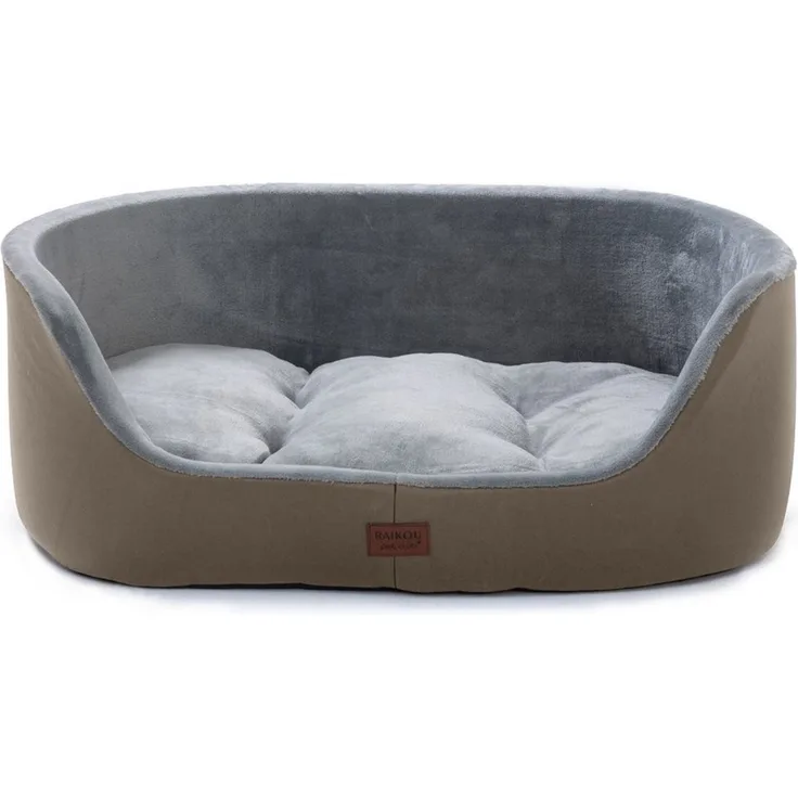 M-Diamant Tierbett Orthopädisches Hundebett Komfortables Hundekissen Hundesofa mit Rand, Polyester, ideal als Kopfstütze