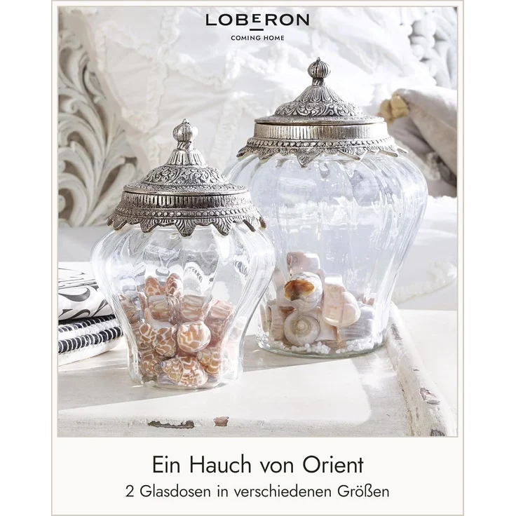 Mirabeau Dose Glasdose 2er Set Isaline klar – Bild 2