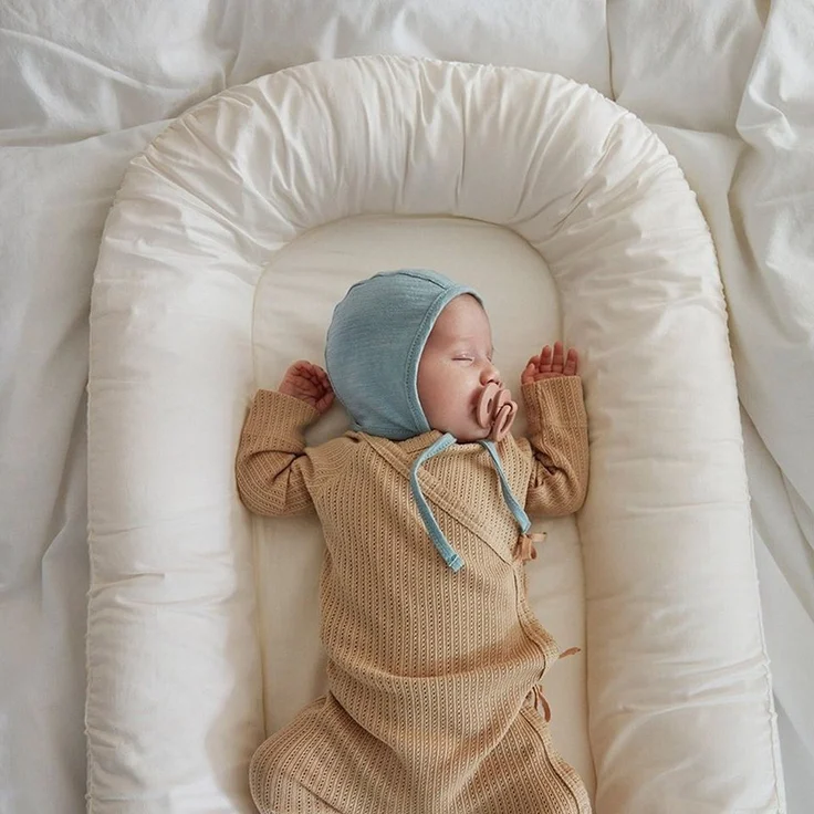 Elodie Bettnestchen Babynestchen tragbar - Vanilla White – Bild 2