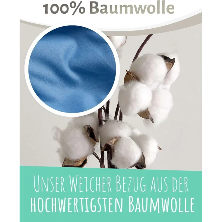 pic Bear Stillkissen Medium 170 cm, Pazific-blue : Pazific-blue – Bild 1