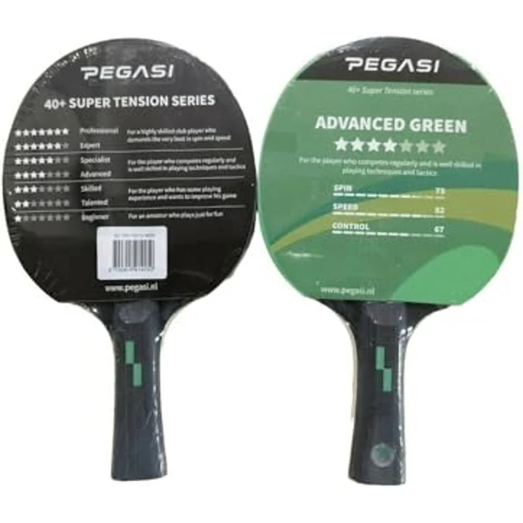 Pegasi Tischtennisschläger 4 Sterne Limited Green – Bild 6