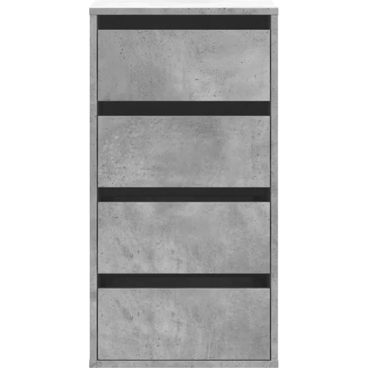 vidaXL Kommode Betongrau 40x41x76 cm Holzwerkstoff 852864 – Bild 4