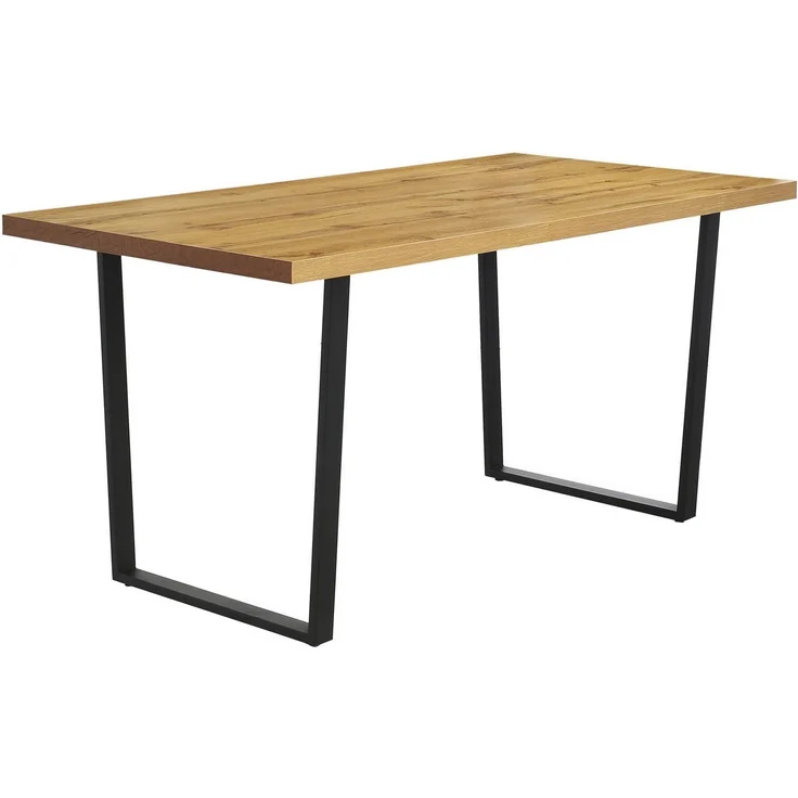 Jockenhöfer Gruppe Essgruppe ROGER, Sitzgruppe, Esstisch 160 cm, 4 Stühle, (Set, 5-tlg, Esstisch 160 cm plus 4 Esszimmerstühle), Tischplatte Wildeiche, U-Gestell, Stühle mit Webstoff – Bild 2