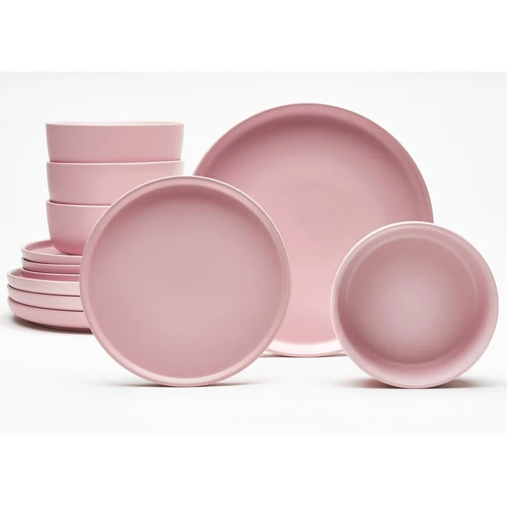 LeGer Home by Lena Gercke Tafelservice Geschirr-Set, Service Belli (12-tlg), 4 Personen, Steingut, runde Form, Scandi Style, 12 Teile, für 4 Personen – Bild 1