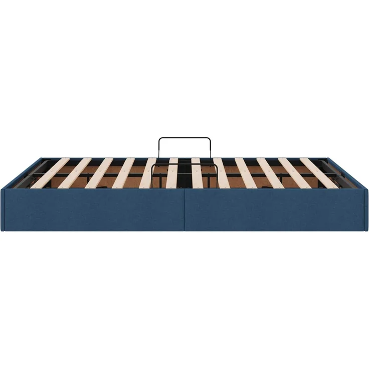 vidaXL Ottoman Bettgestell mit Speicher Blau 140 x 200 cm Stoff 3442831 – Bild 8