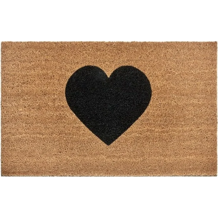 HANSE Home Fußmatte Mix Mats Kokos Heart, Türmatte, rechteckig, Höhe: 15 mm, Kokos, Schmutzfangmatte, Outdoor, Rutschfest, Innen, Kokosmatte, Flur – Bild 4
