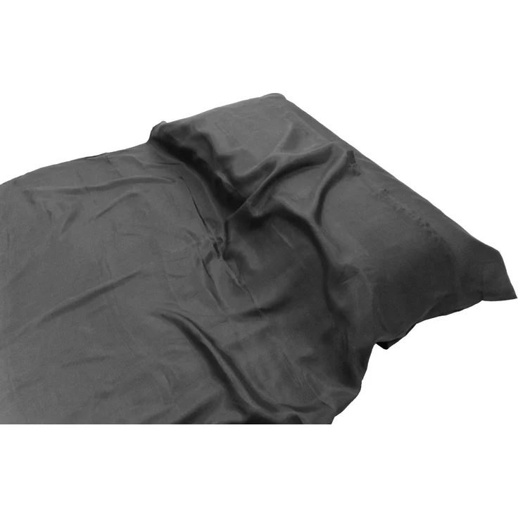 Origin Outdoors Sleeping Liner Seide Ripstop, Deckenform, dunkelgrau – Bild 3