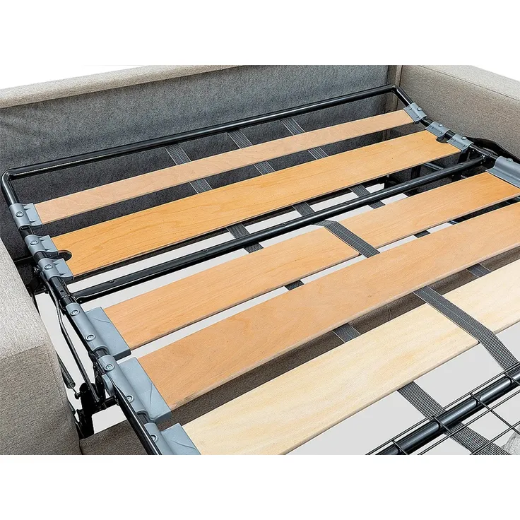 Vente-unique - CALITO Sofa Stoff GrauGrau - B 223 cm152 cm x H 93 cm x L 278 cm – Bild 6