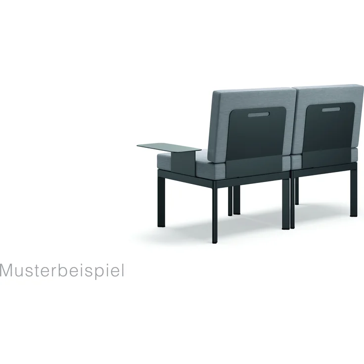 Sieger Lugo Lounge Basis - inkl. 1x Rücken- / Seitenelement + 1x Verbindungselement Einzelteil des Loungesets Lugo, Aluminium Eisengrau, 60 x 36 x 60 – Bild 16